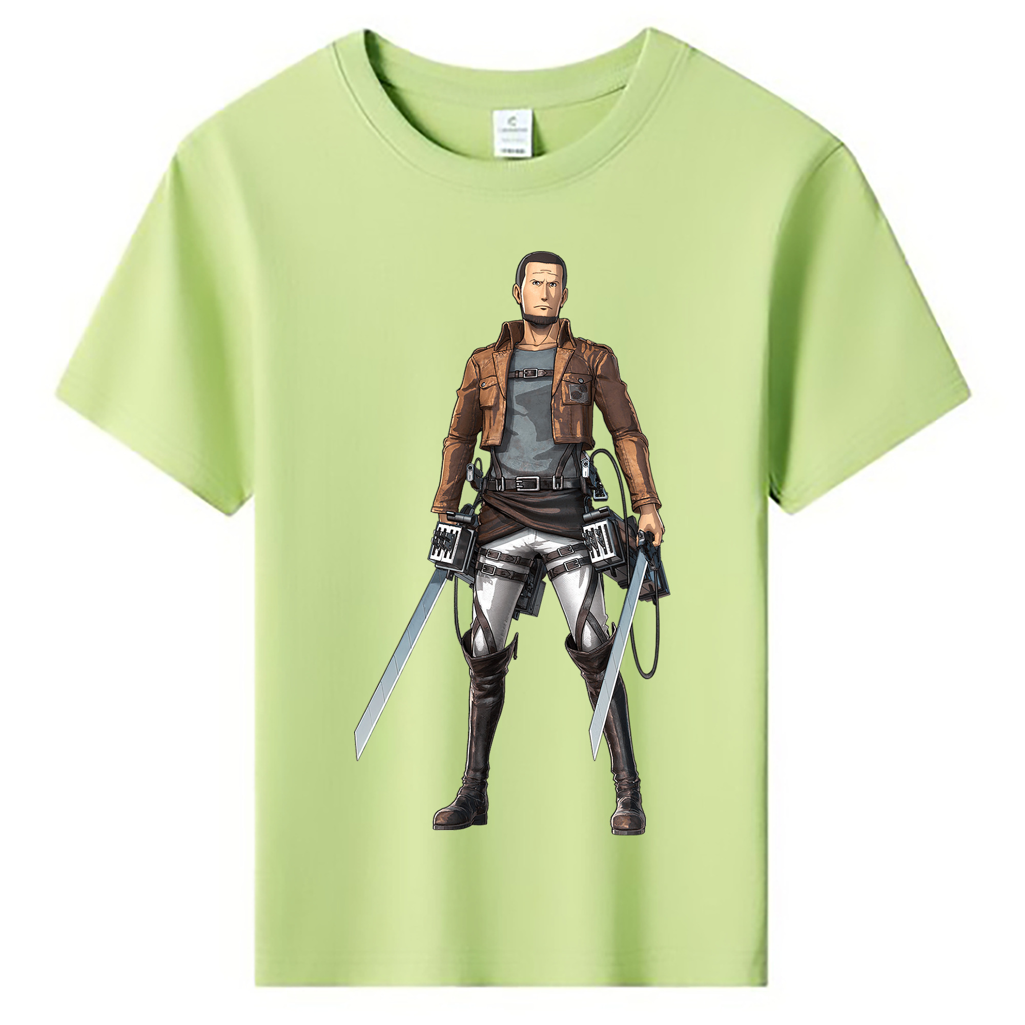 （画像用） 進撃の巨人 Attack on Titan 綿100％キッズTシャツ（フロントプリント）